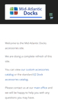 Mobile Screenshot of midatlanticdock.com